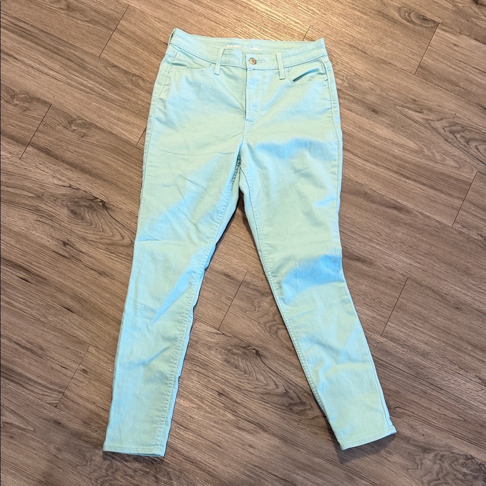 Old Navy High-Rise Wow Super-Skinny Jeans in Light Blue